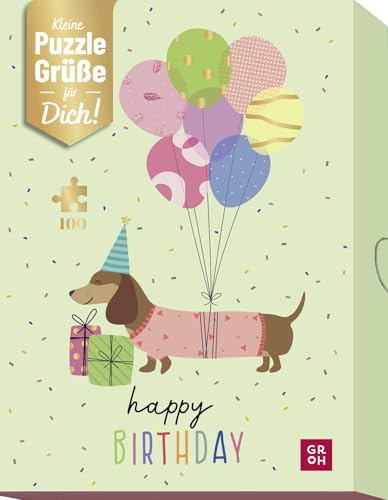 Groh Happy Birthday: Kleine Puzzle-Grüße zum Geburtstag | 100 Teile Puzzle in Box: Originelles Geburtstagsgeschenk mit persönlicher Grußbotschaft Groh Happy Birthday: Kleine Puzzle-Grüße zum Geburtstag | 100 Teile Puzzle in Box: Originelles Geburtstagsgeschenk mit persönlicher Grußbotschaft von Groh Verlag