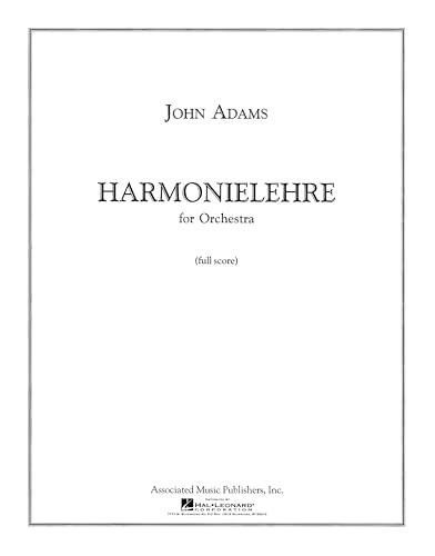 Harmonielehre: Full Score von Associated Music Publishers