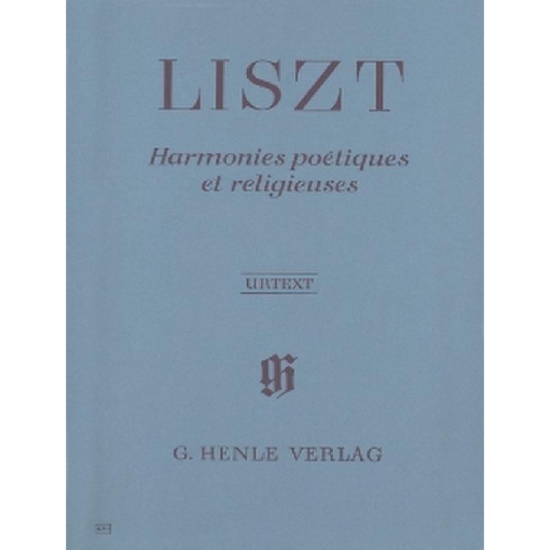 Harmonies poetiques et religieuses Harmonies poetiques et religieuses