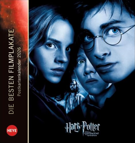 Harry Potter Filmplakate Postkartenkalender 2026: Die tollsten Plakate der Filmreihe in einem Kalender im Postkartenformat. Ideal zum Sammeln oder Verschicken! (Postkartenkalender Heye) von Heye