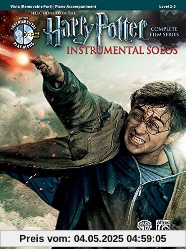 Harry Potter Instrumental Solos from the complete Film Series: Strings: Viola (Book & CD) (Alfred's Instrumental Play-along, Level 2-3)