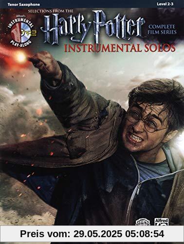 Harry Potter Instrumental Solos from the complete Film Series: Tenor Sax (Book & CD) (Alfred's Instrumental Play-Along)