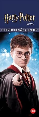 Harry Potter Lesezeichen & Kalender 2026: Als kleine Aufmerksamkeit zu Weihnachten für echte Fans: Zuerst Kalender, dann Lesezeichen. (Lesezeichen & Kalender Heye) von Heye