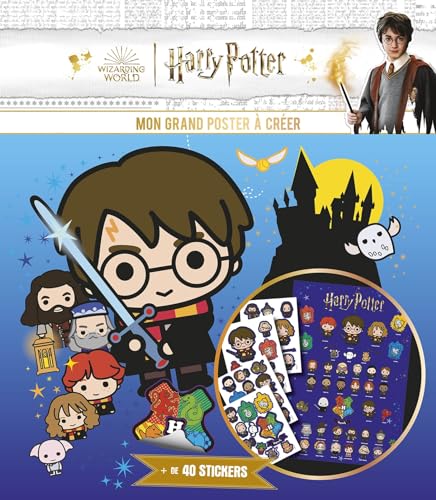 Harry Potter - Mon grand poster à créer: + de 40 stickers