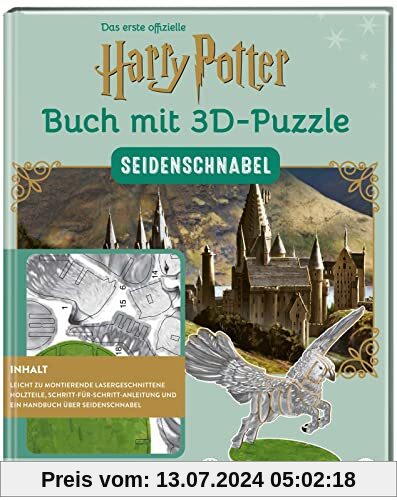 Harry Potter - Seidenschnabel - Das offizielle Buch mit 3D-Puzzle Fan-Art: Buch mit hochwertigem Harry Potter Seidenschnabel-Figuren-3D-Puzzle Set ... mit Holz Figur, Geburtstagsgeschenk
