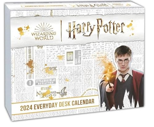 Harry Potter Tagesabreißkalender 2024. Magischer Kalender für jeden Tag mit Zitaten, Bildern und spannenden Details aus der Filmreihe. Tischkalender für Harry Potter-Fans. Auch zum Aufhängen. von Heye