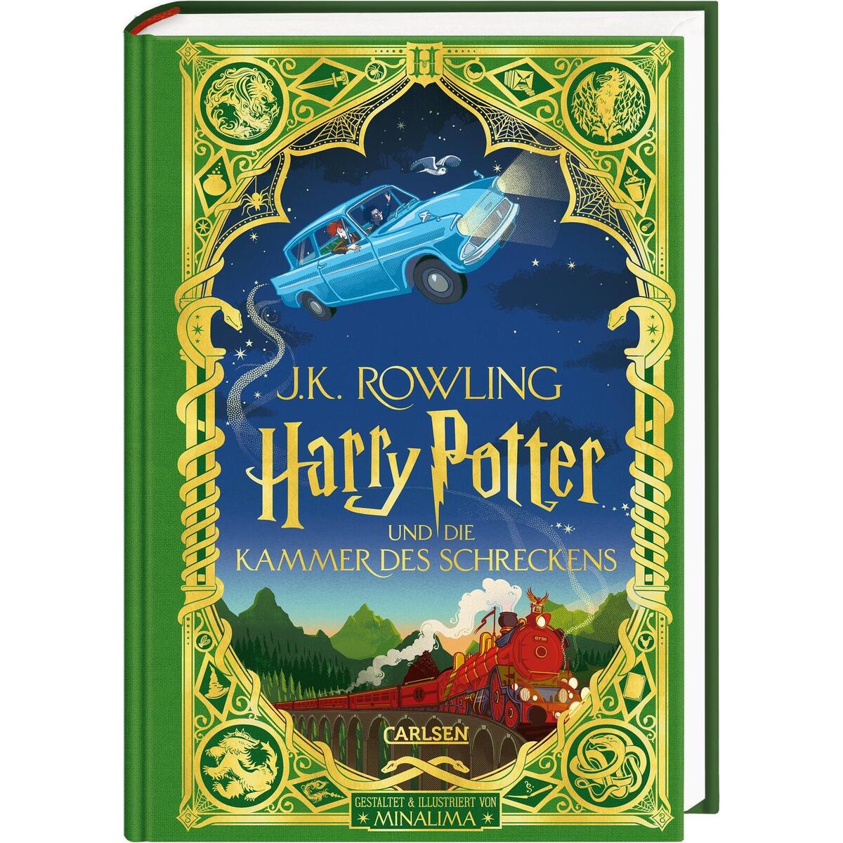 Harry Potter und die Kammer des Schreckens (MinaLima-Edition mit 3D-Papierkunst ... von Carlsen Verlag GmbH
