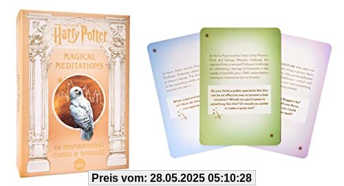 Harry Potter: Magical Meditations: 64 Inspirational Cards Based on the Wizarding World (Harry Potter Inspiration, Gifts for Harry Potter Fans)