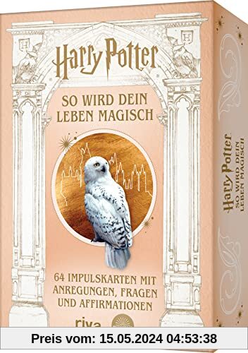 Harry Potter: So wird dein Leben magisch: 64 Impulskarten mit Anregungen, Fragen und Affirmationen, inkl. Booklet, Geschenk für Potterhead-Fans zu ... Potterhead-Fans zu Weihnachten, Geburtstag