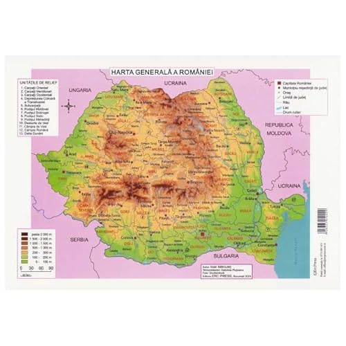Harta Generala A Romaniei. Plansa Harta Generala A Romaniei. Plansa von Erc Press