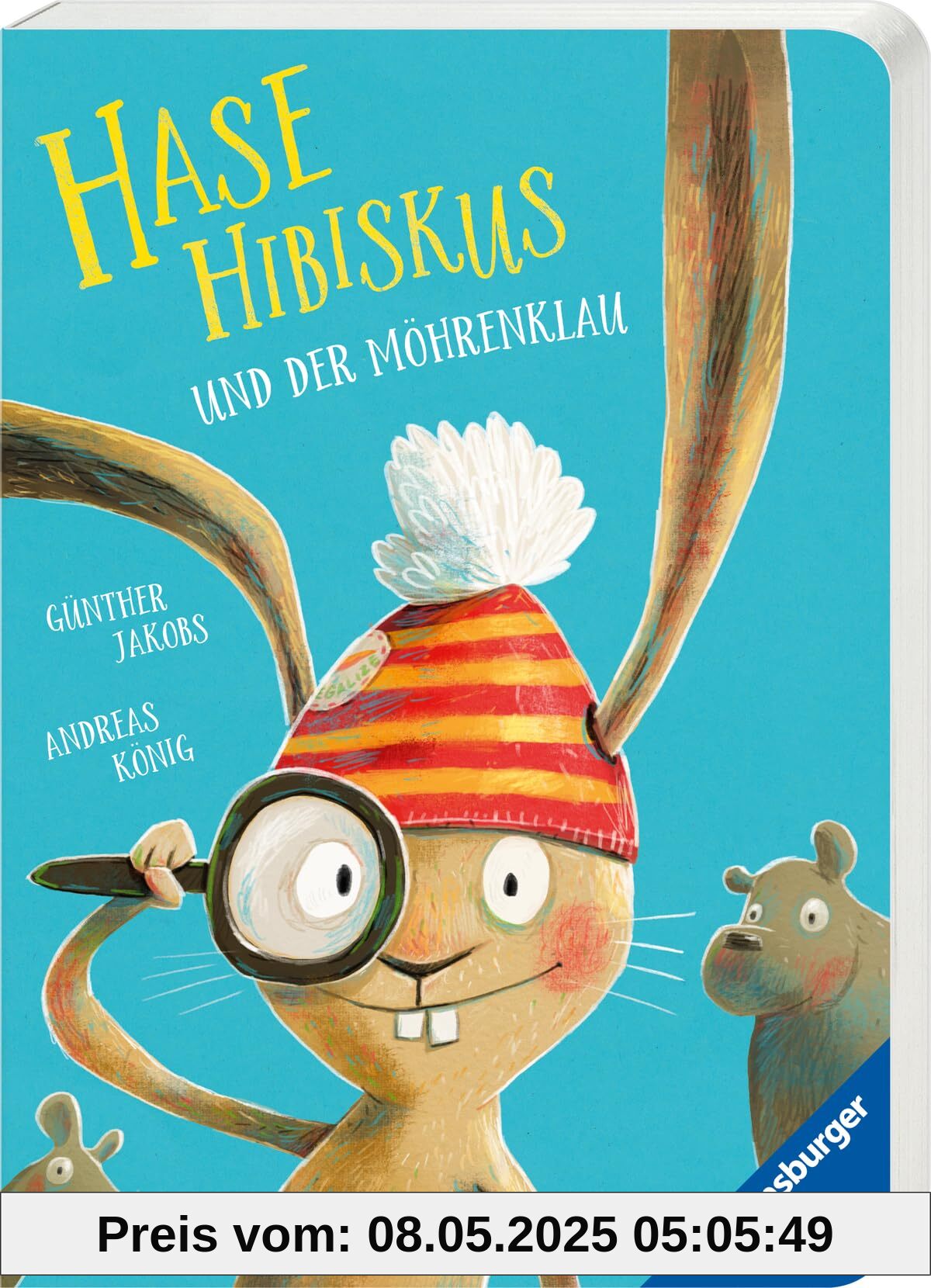 Hase Hibiskus und der Möhrenklau - Kinderbuch ab 3 Jahren, Pappbilderbuch, Bilderbuch
