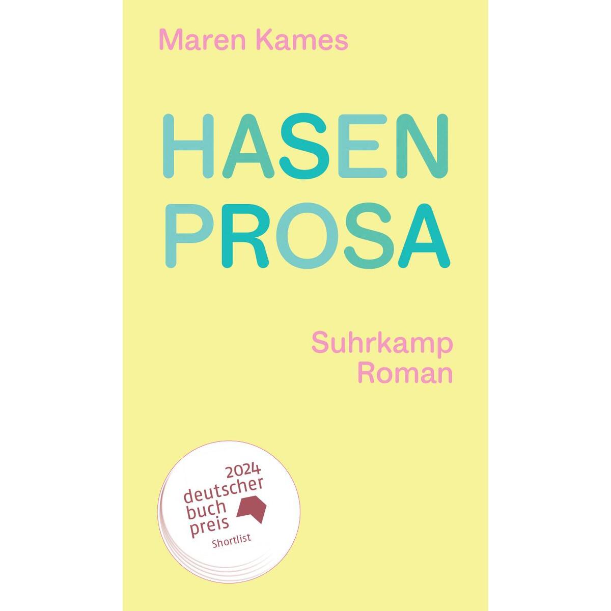 Hasenprosa Hasenprosa von Suhrkamp Verlag