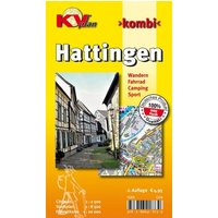 Hattingen, KVplan, Wanderkarte/Radkarte/Stadtplan, 1:20.000 / 1:10.000 / 1:2.500