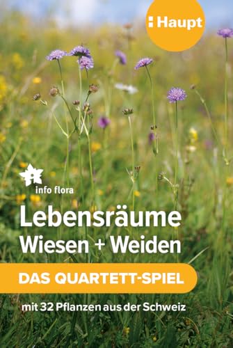 Haupt Verlag Lebensräume Wiesen und Weiden – das Quartett-Spiel: mit 32 Pflanzen aus der Schweiz Haupt Verlag Lebensräume Wiesen und Weiden – das Quartett-Spiel: mit 32 Pflanzen aus der Schweiz von Haupt Verlag