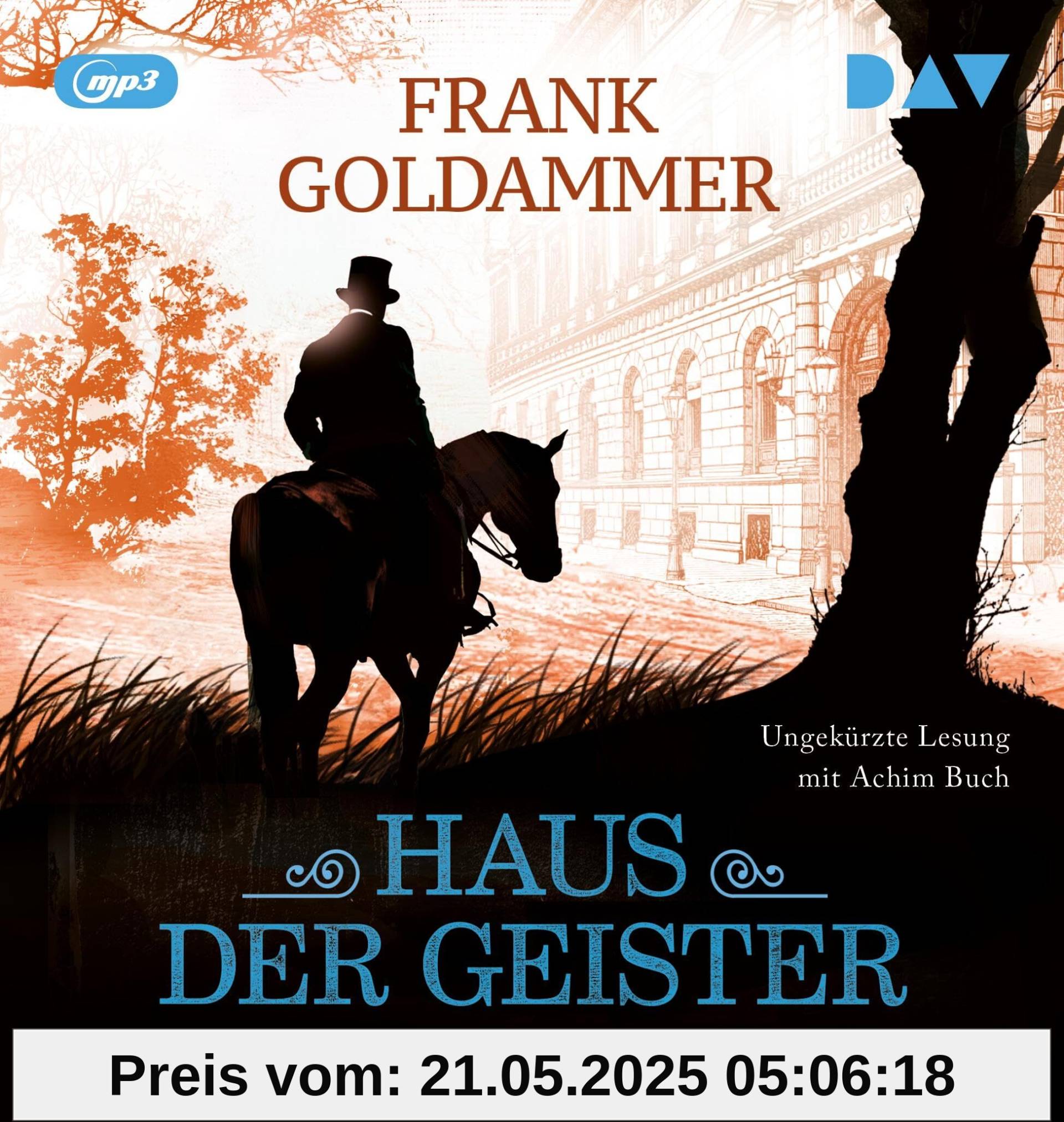 Haus der Geister. Kriminalrat Gustav Heller 2: Ungekürzte Lesung mit Achim Buch (1 mp3-CD)