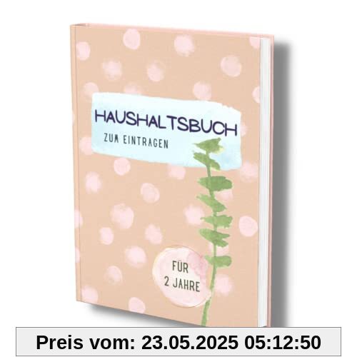 Haushaltsbuch zum Eintragen: Das Kassenbuch für 2 Jahre. Alle Einnahmen und Ausgaben übersichtlich im Blick. Undatiert, 100 Seiten. (Finanzbuch- Alles im Griff!, Band 4)