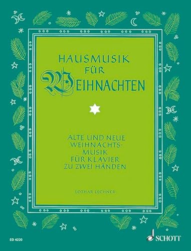 Hausmusik für Weihnachten: Alte und neue Weihnachtsmusik. Klavier.