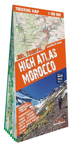 Morocco & High Atlas: High Atlas Morocco (Trekking map)