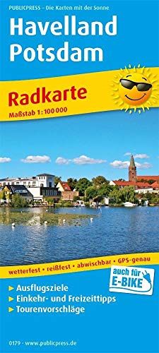 Havelland - Potsdam: Radkarte mit Ausflugszielen, Einkehr- & Freizeittipps, wetterfest, reissfest, abwischbar, GPS-genau. 1:100000 (Radkarte: RK)