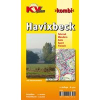 Havixbeck, KVplan, Radkarte/Wanderkarte/Stadtplan, 1:25.000 / 1:10.000