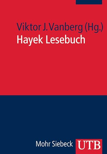 Hayek Lesebuch von UTB GmbH