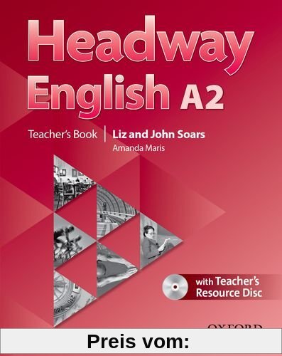 Headway English: A2 Teacher's Book Pack (DE/AT), with CD-ROM
