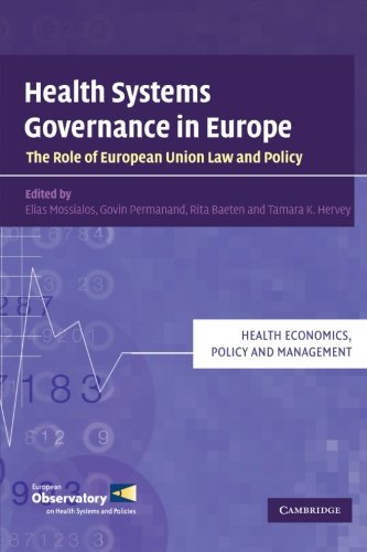 Health Systems Governance in Europe: The Role Of European Union Law And Policy (Health Economics, Policy And Management) von Cambridge University Press