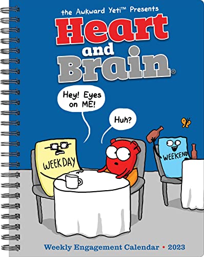 Heart & Brain by the Awkward Yeti 2023 Engagement Calendar von Willow Creek Press
