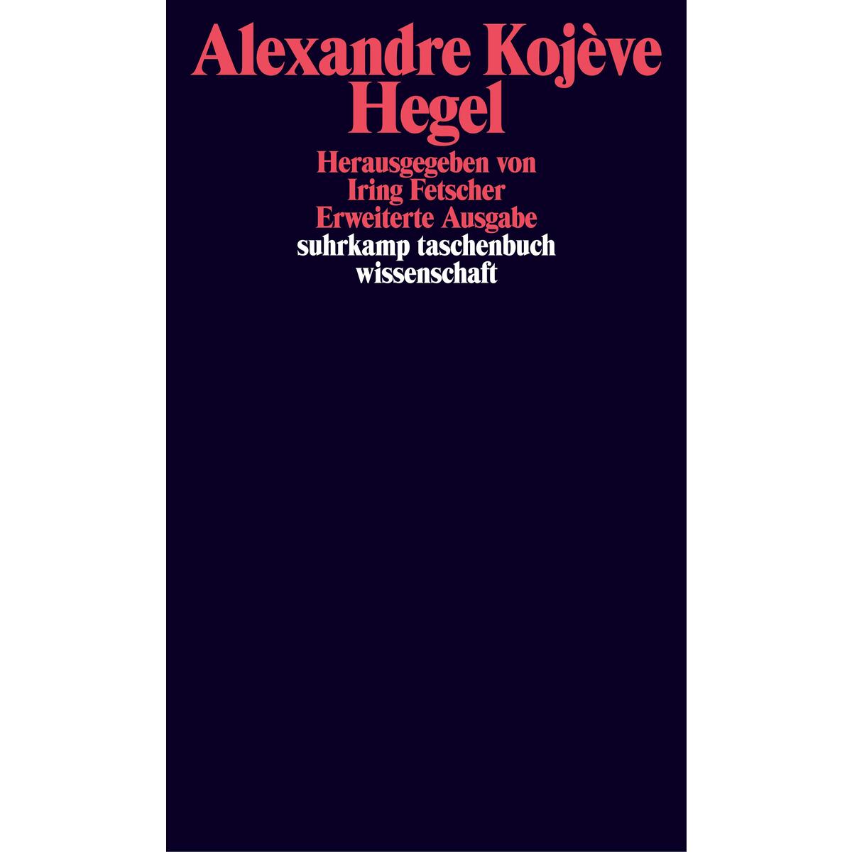 Hegel Hegel von Suhrkamp Verlag