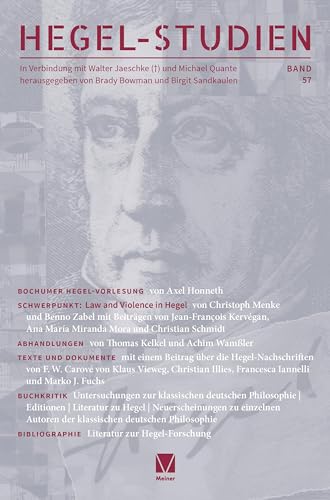 Hegel-Studien, Bd. 57 von Meiner, F