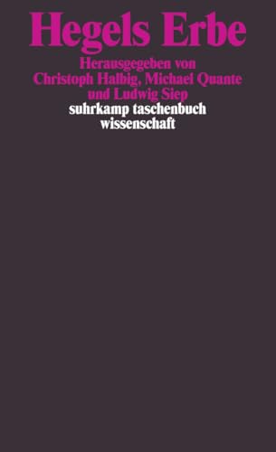 Hegels Erbe (suhrkamp taschenbuch wissenschaft) von Suhrkamp Verlag AG