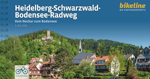 Heidelberg-Schwarzwald-Bodensee-Radweg: Vom Neckar zum Bodensee, 300 km, 50.000, GPS-Tracks, LiveUpdate (Bikeline Radtourenbücher) von Esterbauer GmbH