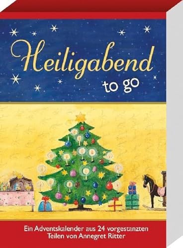 Heiligabend - to go. Ein Adventskalender aus 24 vorgestanzten Teilen (Adventskalender für Erwachsene: zum täglich Basteln)