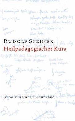 Heilpädagogischer Kurs von Rudolf Steiner Verlag