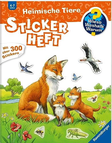 Wieso? Weshalb? Warum? Stickerheft - Heimische Tiere