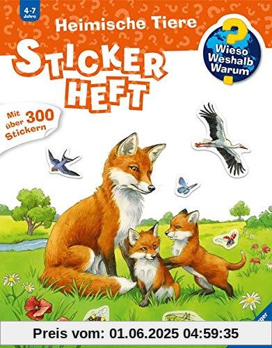 Heimische Tiere (Wieso? Weshalb? Warum? Stickerheft)