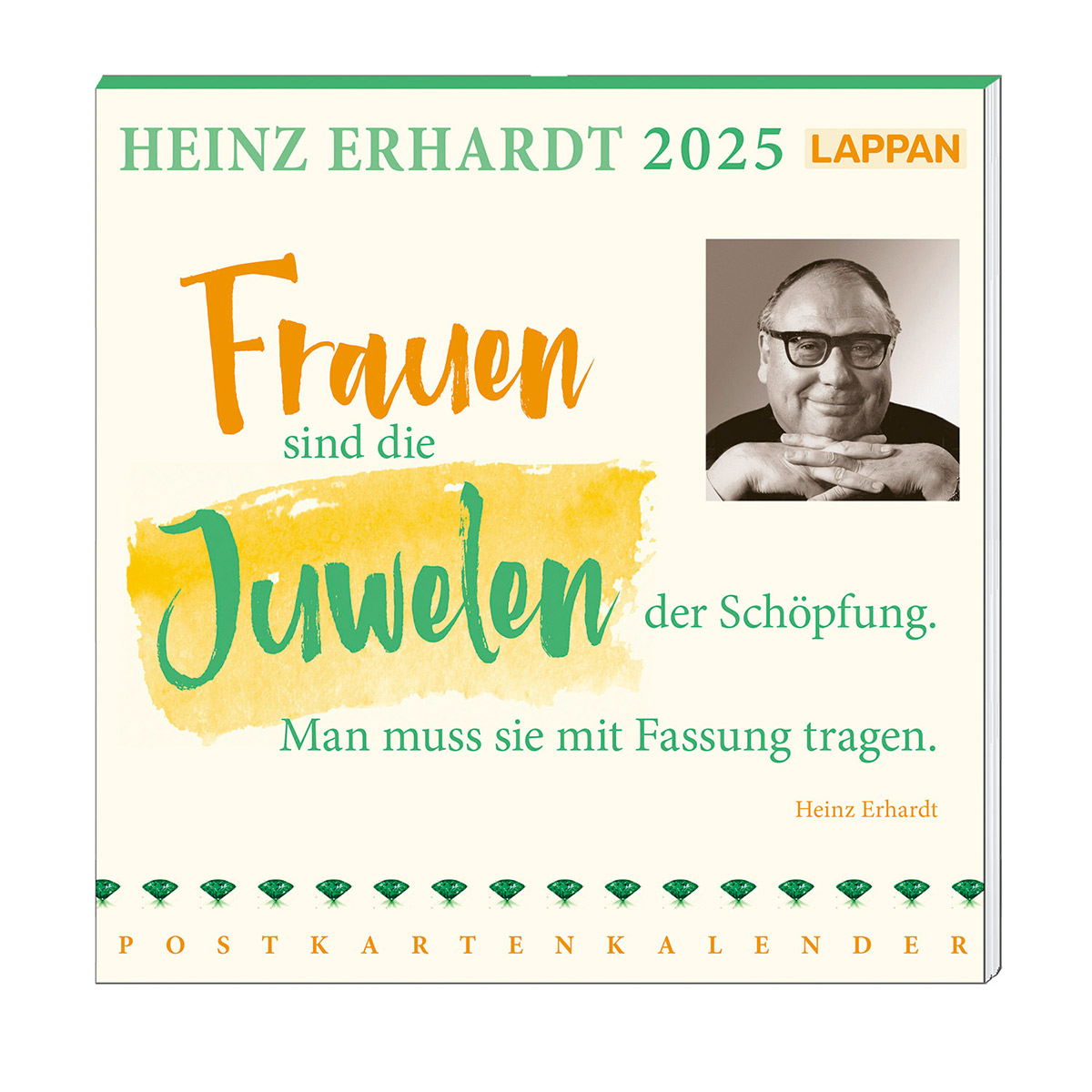 Postkartenkalender »Heinz Erhardt 2025« von Lappan Verlag