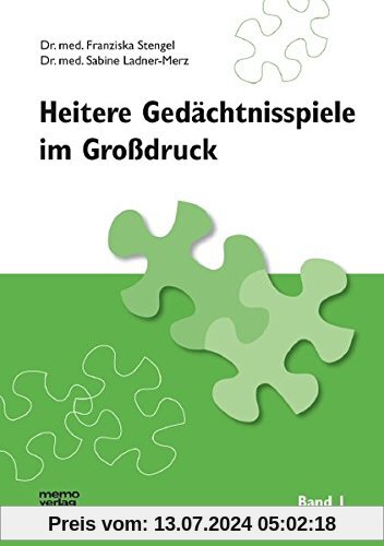 Heitere Gedächtnisspiele im Grossdruck: Heitere Gedächtnisspiele im Großdruck, Bd.1