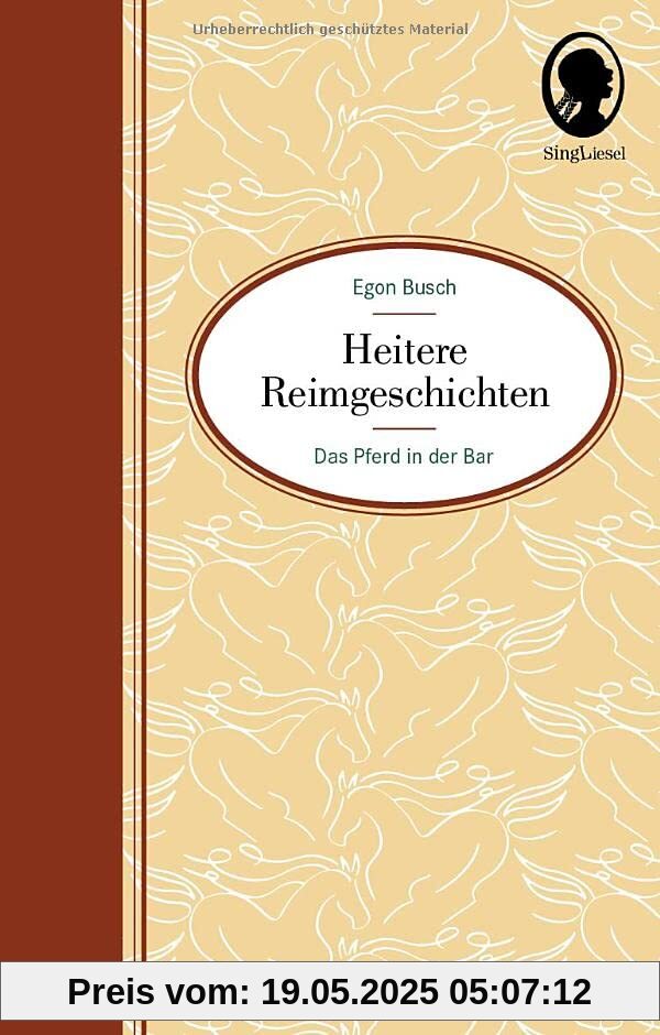 Heitere Reimgeschichten: Das Pferd in der Bar Heitere Reimgeschichten: Das Pferd in der Bar