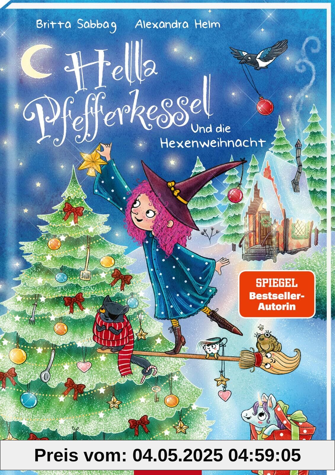 Hella Pfefferkessel und die Hexenweihnacht (Hella Pfefferkessel 2): Kinderbuch ab 6 Jahre - Hexen-Abenteuer über Anderssein, Dazugehören und Freundschaft zum Vorlesen und Selberlesen