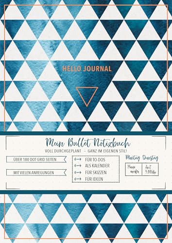 Hello Journal: Bullet Notizbuch - Geo love (monbijou) von Lingen Verlag