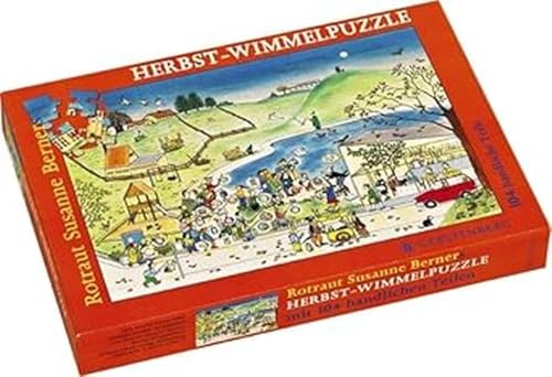 Herbst-Wimmelpuzzle: Motiv Stadtpark, 104 Teile