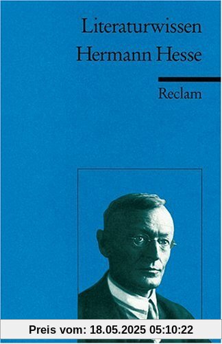 Hermann Hesse. Literaturwissen fÃ¼r Schule und Studium Tb SB