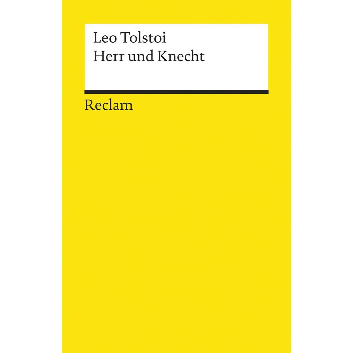 Herr und Knecht Herr und Knecht von Reclam Philipp Jun.
