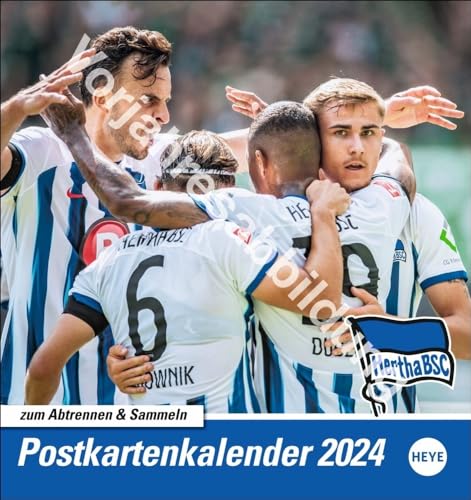 Hertha BSC Postkartenkalender 2025: Fußball-Fans aufgepasst! Der kleine Kalender zum Aufstellen oder Aufhängen mit Postkarten zum Sammeln und ... jeden Hertha-Fan. (Bundesliga Kalender Heye)