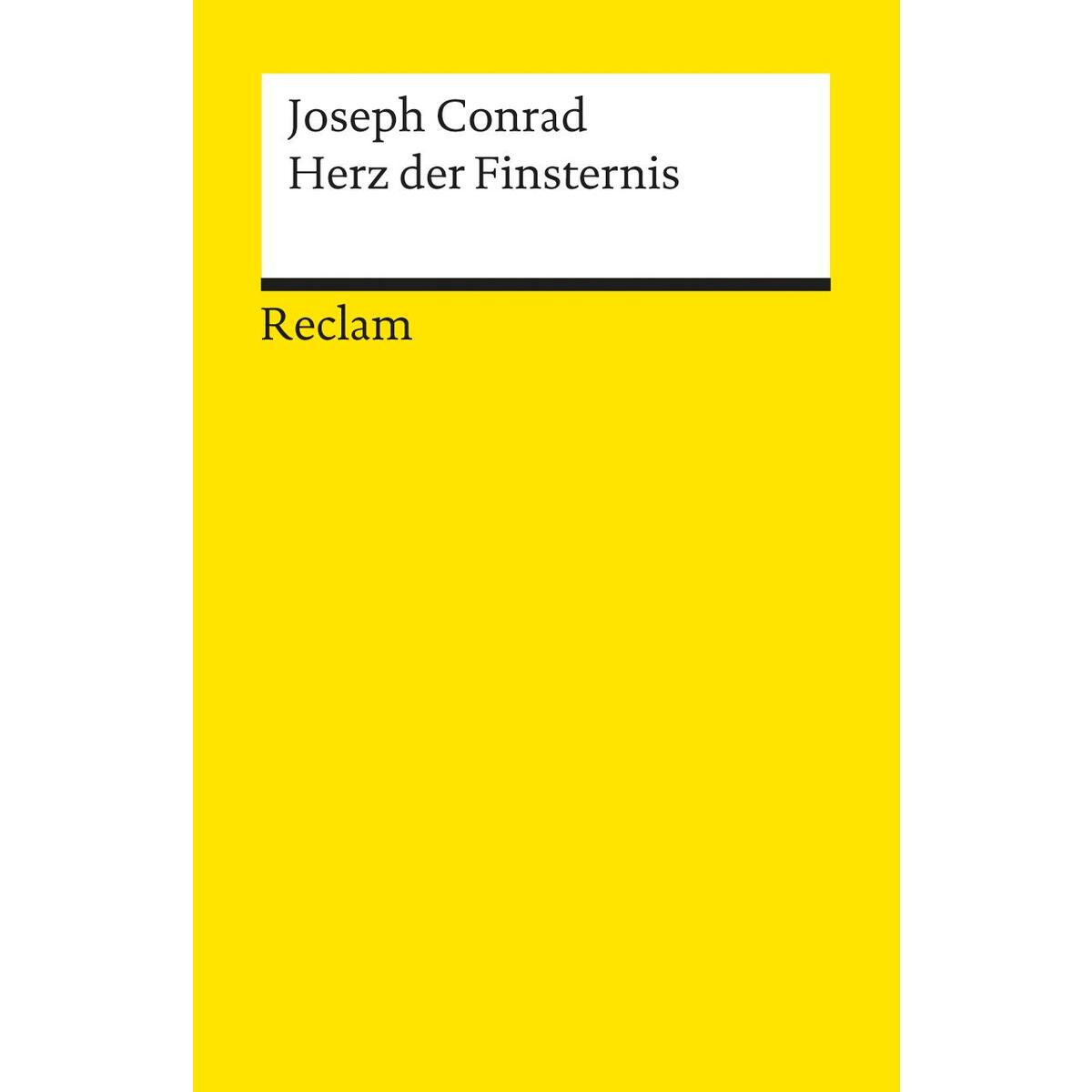 Herz der Finsternis Herz der Finsternis von Reclam Philipp Jun.