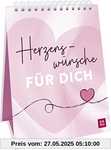 Herzenswünsche für dich: Aufsteller im Hochformat mit Herzenswünschen für die beste Freundin, Mutter, Geschwister und andere Lieblingsmenschen