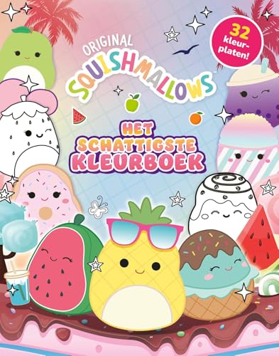 Het officiële Squishmallows kleurboek: Het schattigste kleurboek (De Super Squishy Club) von Witte Leeuw
