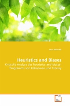Heuristics and Biases von VDM Verlag Dr. Müller