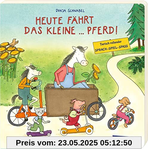 Heute fährt das kleine ... Pferd!